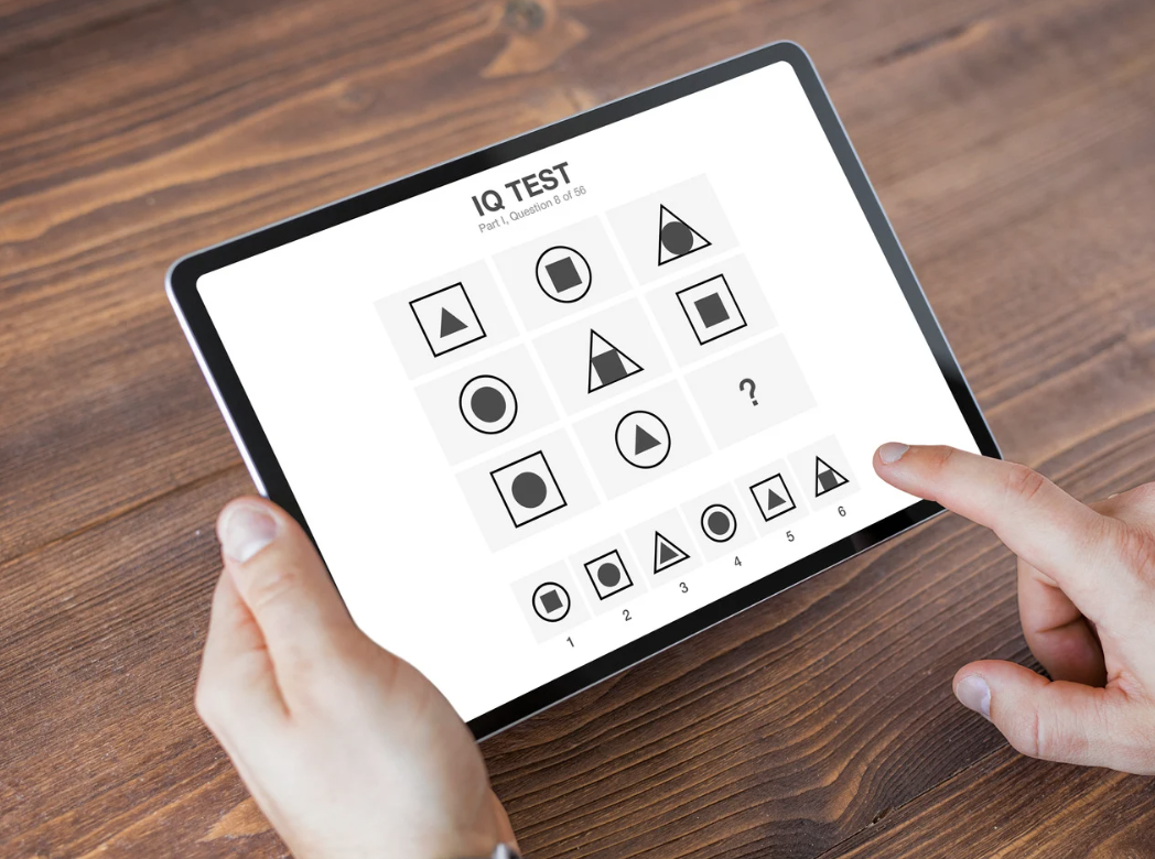 IQ test question with patterns